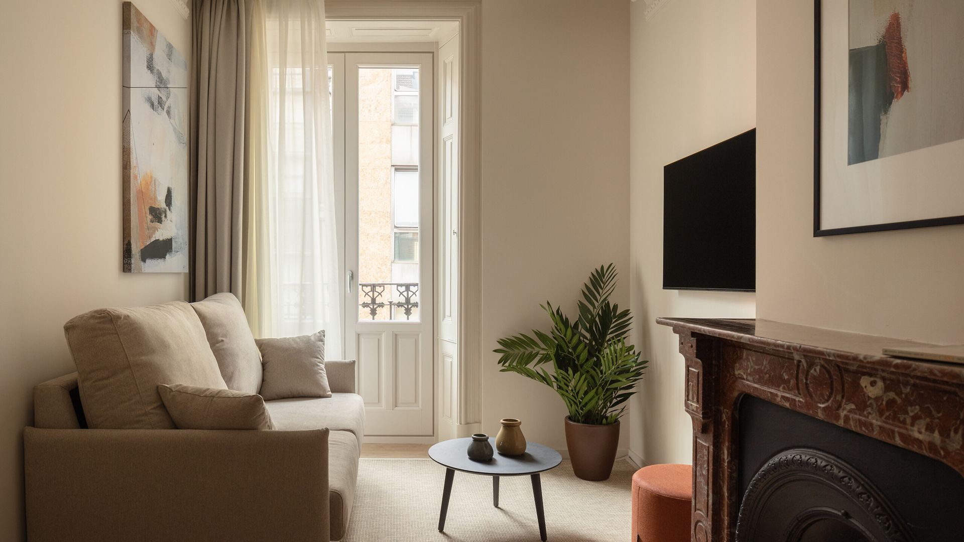 Apartamento de 1 quarto com varanda em Bilbao Ledesma