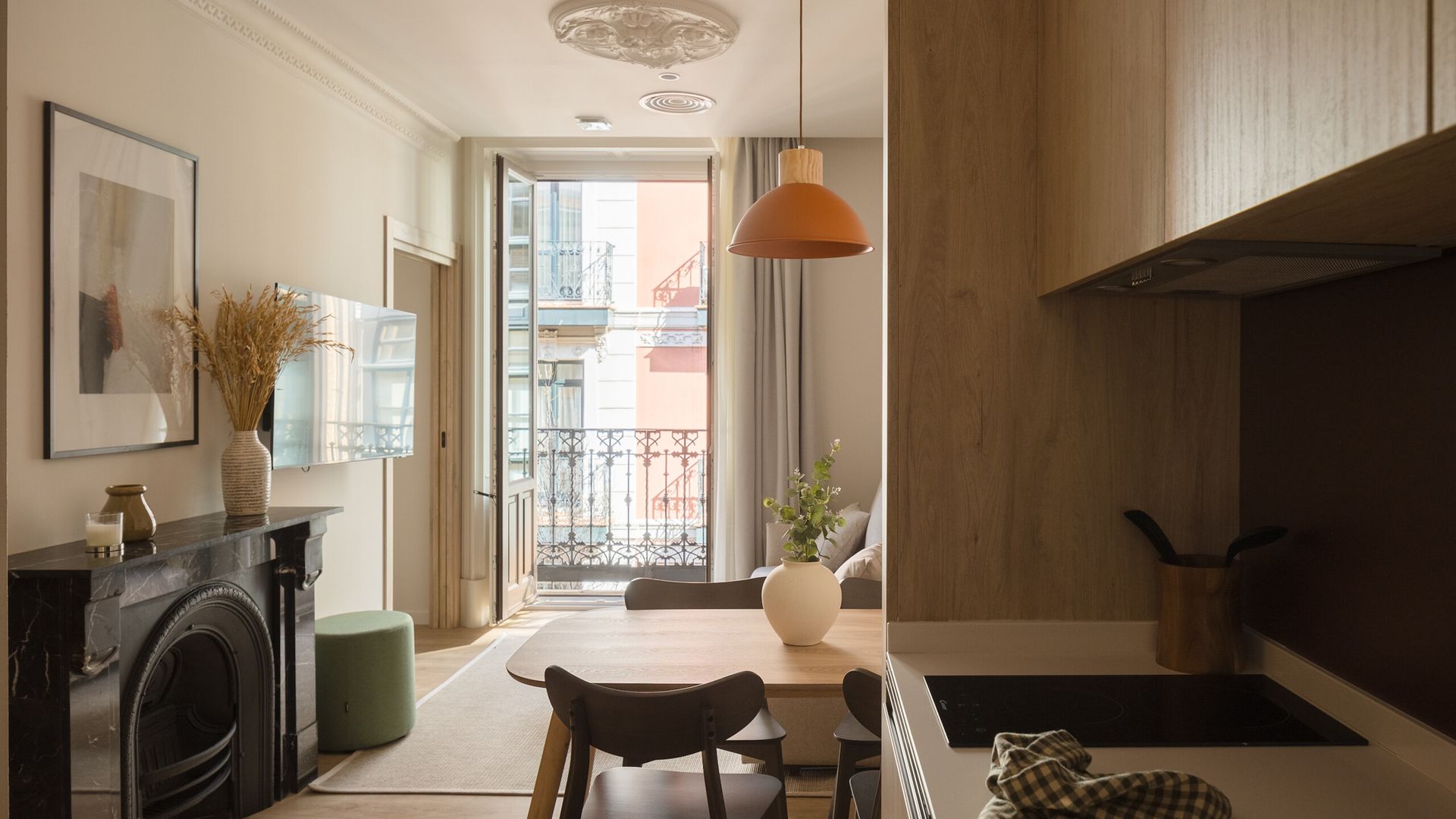 Apartamento de 1 quarto com varanda em Bilbao Ledesma