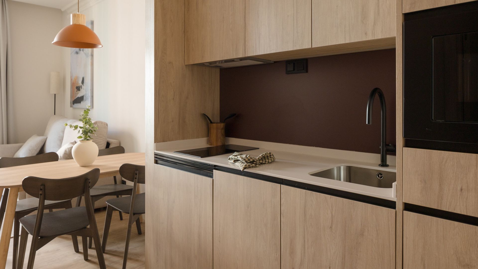 Apartamento de 1 quarto com varanda em Bilbao Ledesma