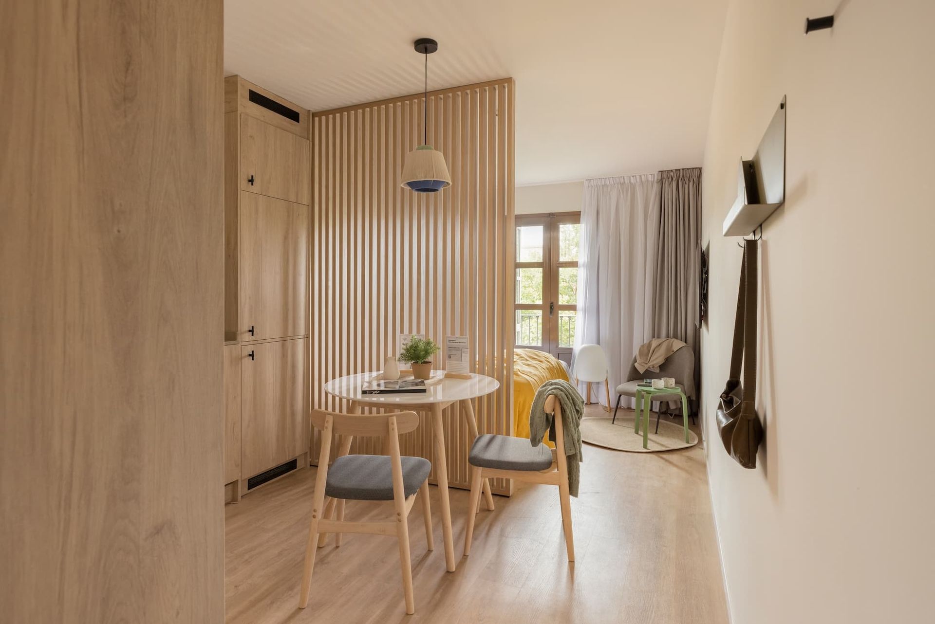 Studio with a balcony in Barcelona Sant Antoni