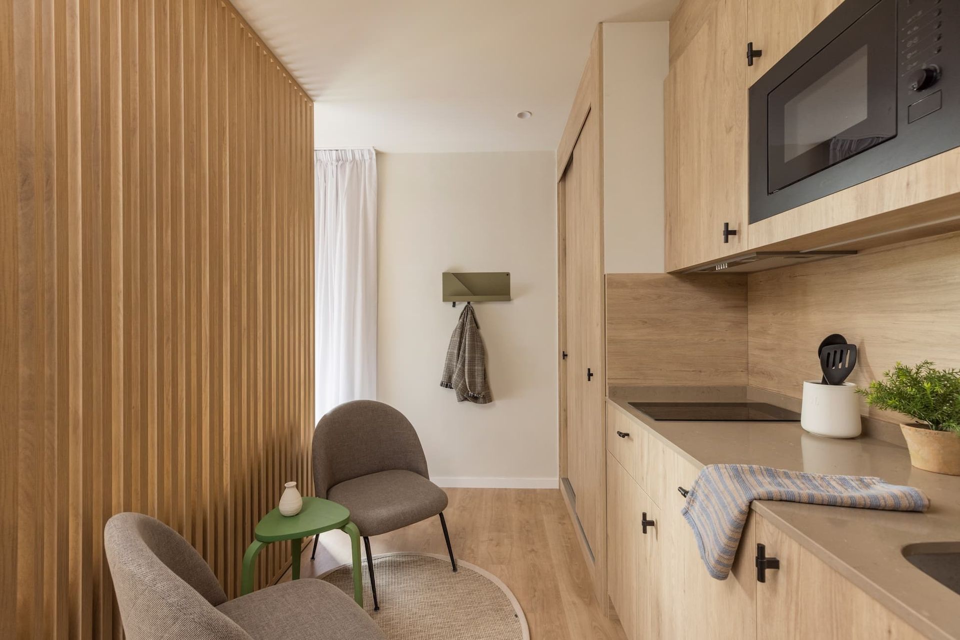 Studio with a balcony in Barcelona Sant Antoni