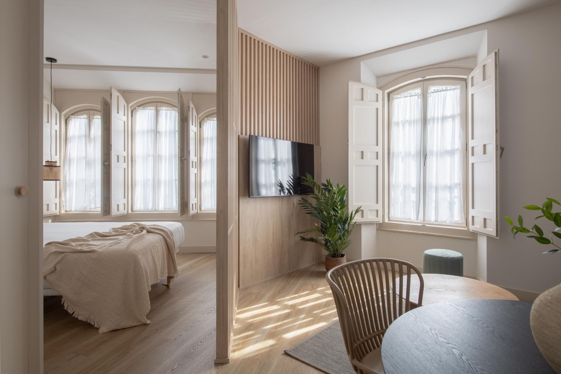 Estúdio familiar com vistas em Málaga Plaza del Siglo