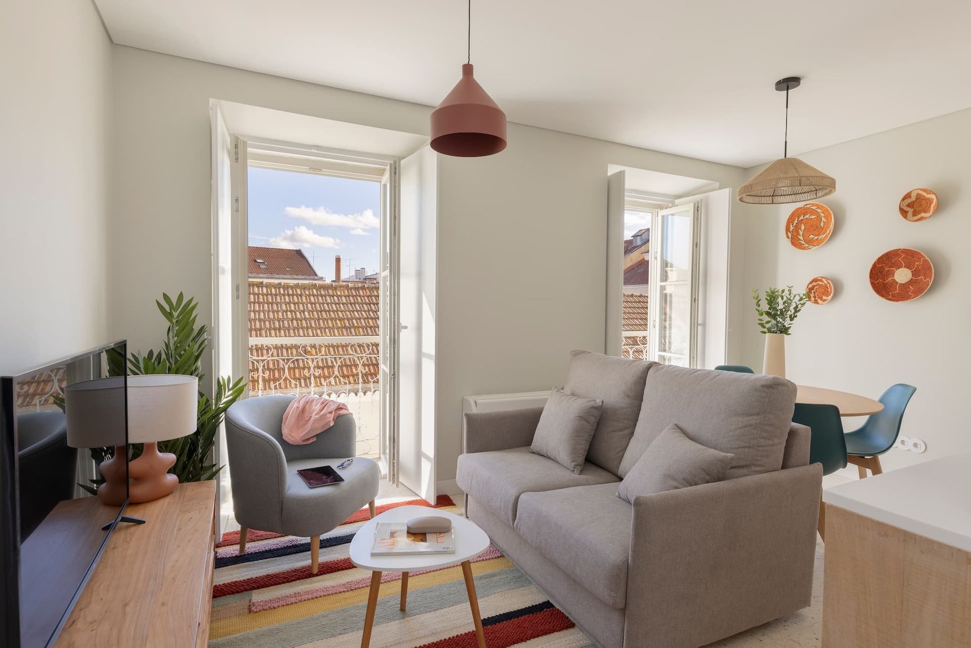 Apartamento de 1 dormitorio con balcón en Lisboa Príncipe Real (pax 3)