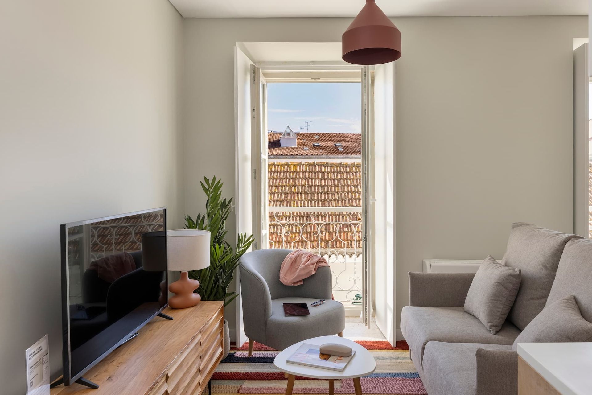 Apartamento de 1 dormitorio con balcón en Lisboa Príncipe Real (pax 3)