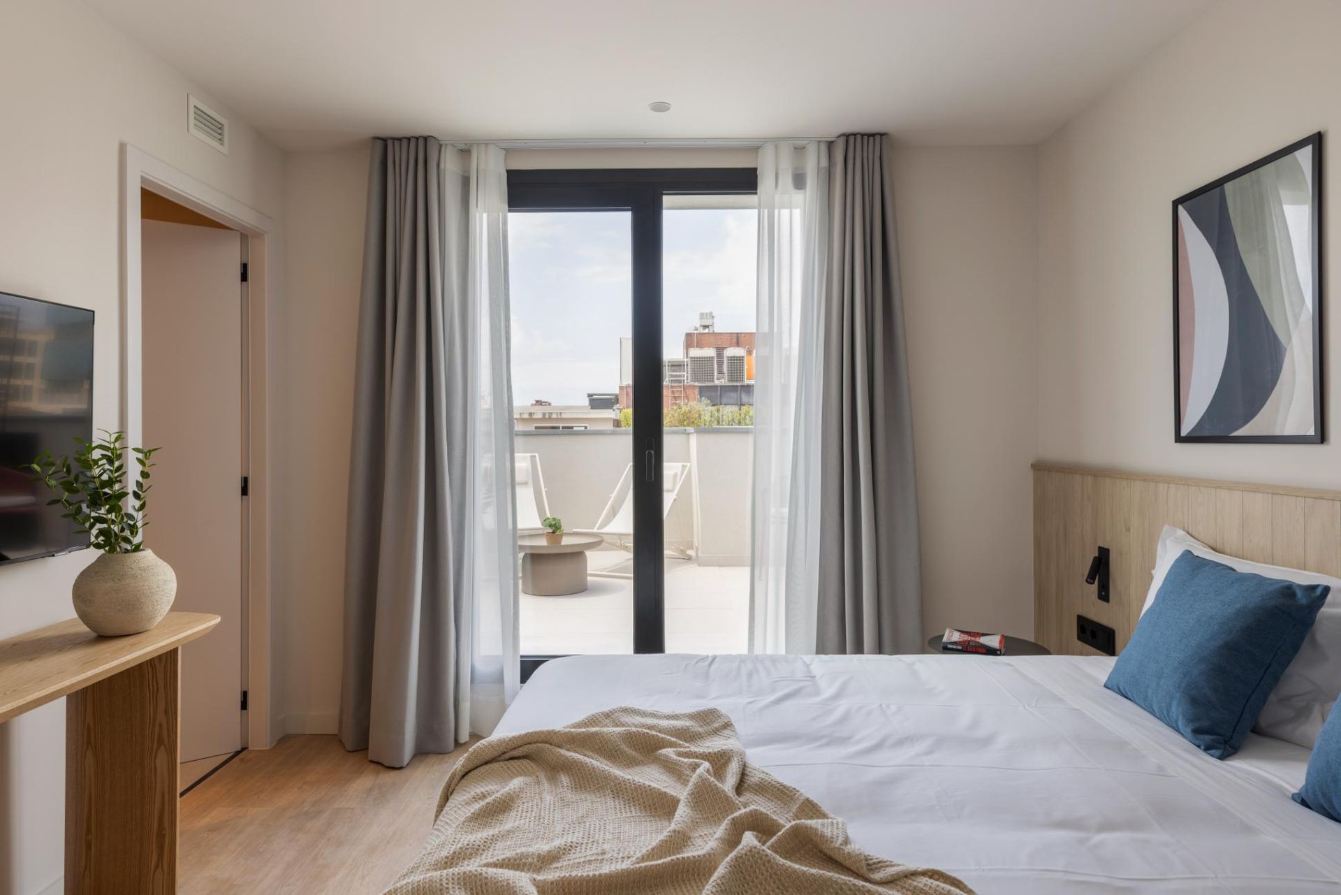 Double room with terrace in Porto Boavista