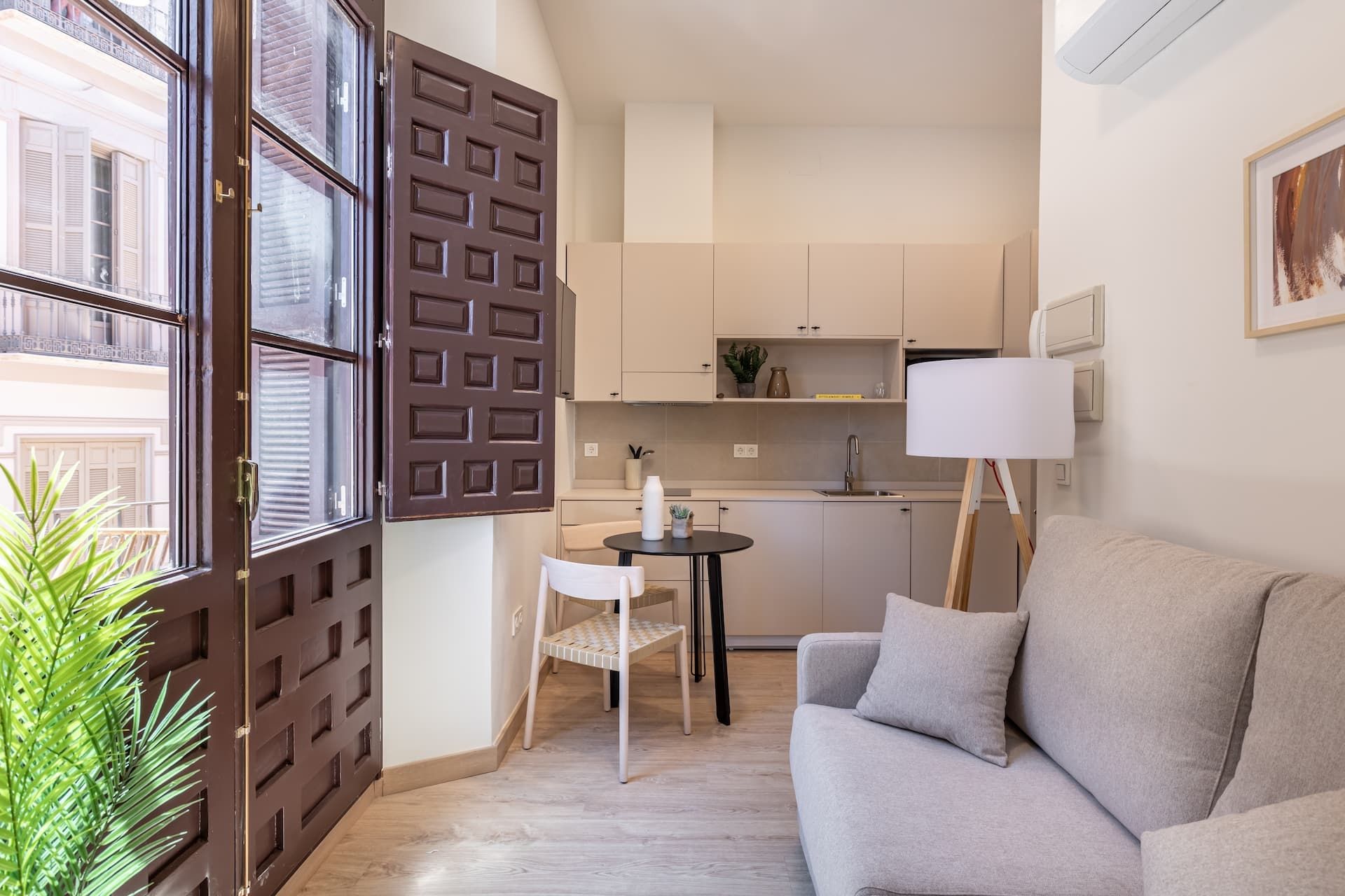 Estudio con terraza en Málaga la Merced