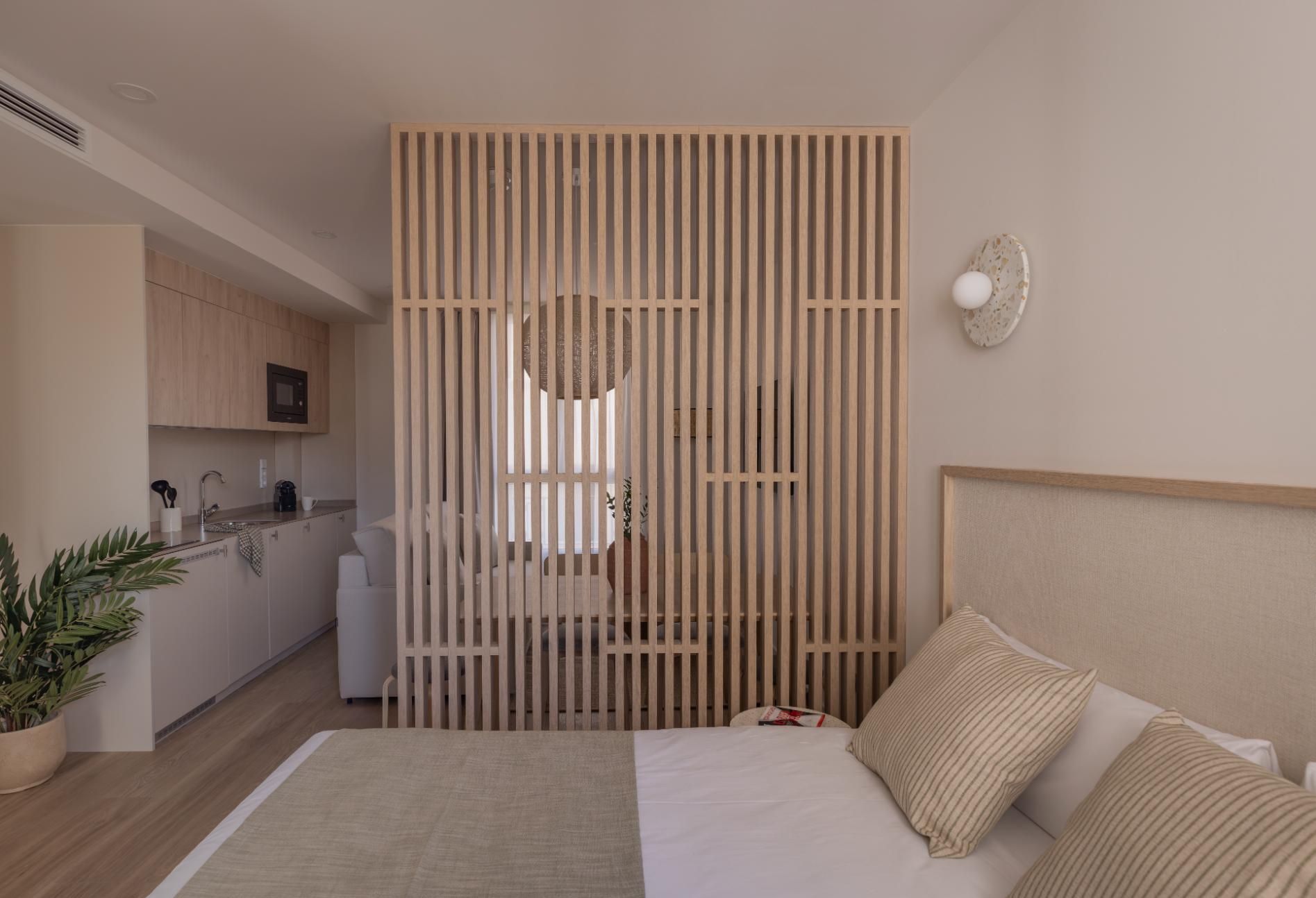 Studio familial avec balcon à Alicante Rambla