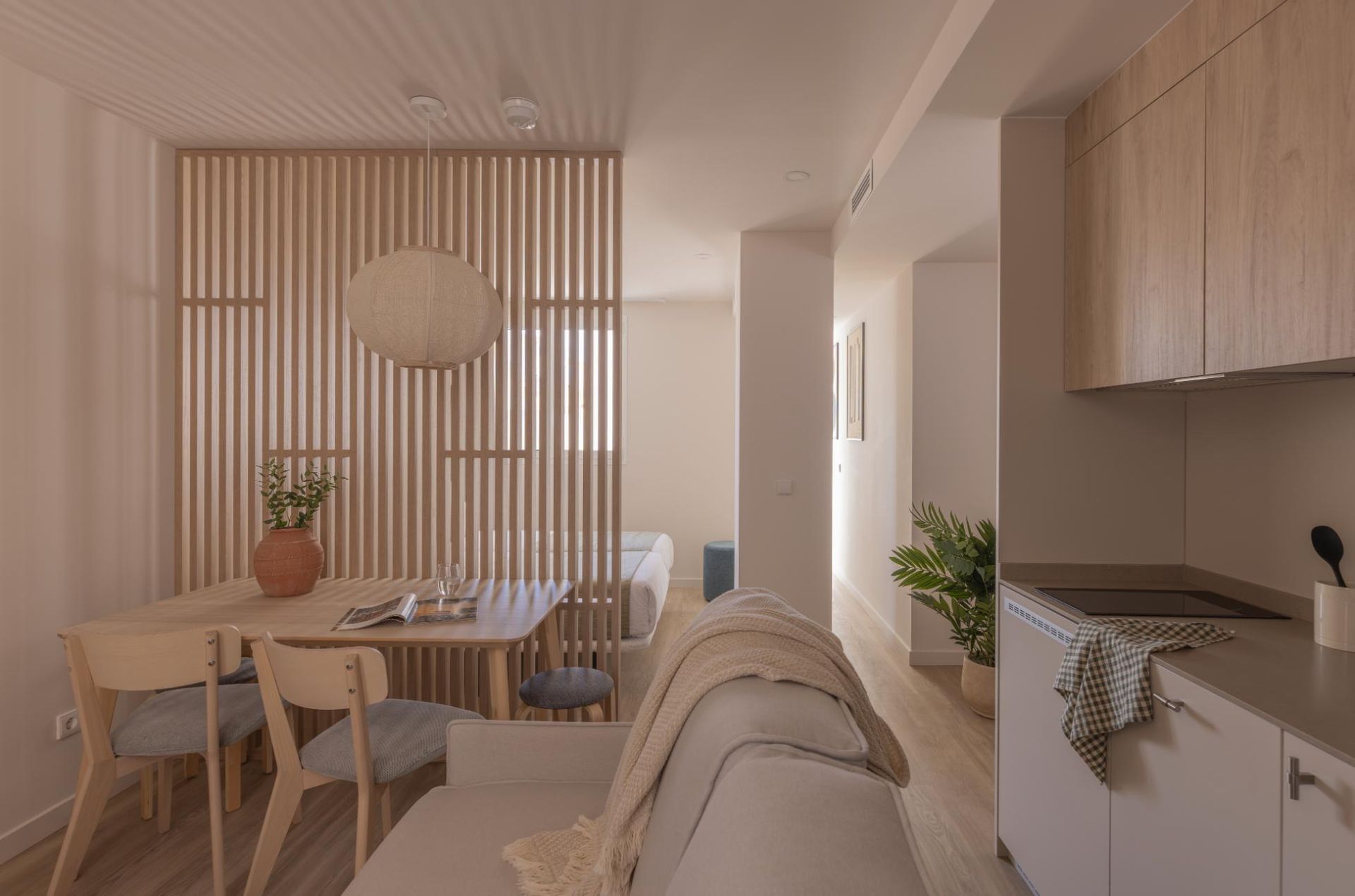 Studio familial avec balcon à Alicante Rambla