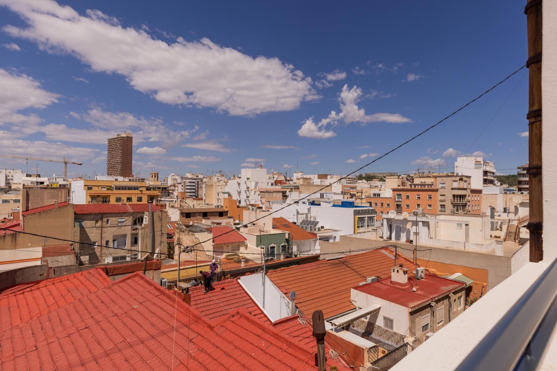 Studio familial avec terrasse à Alicante Rambla