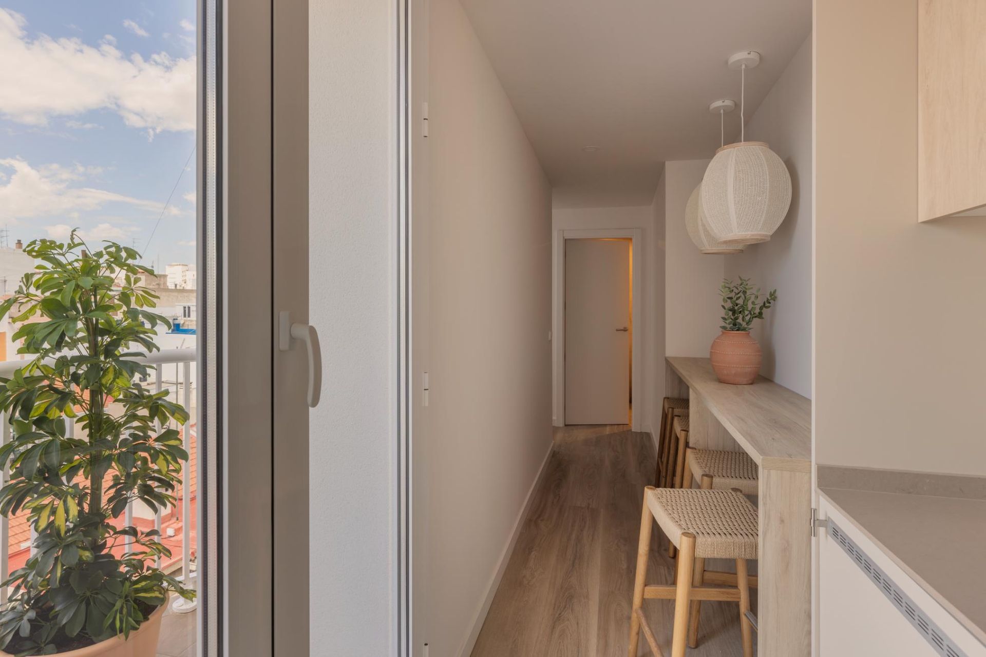 Studio familial avec terrasse à Alicante Rambla