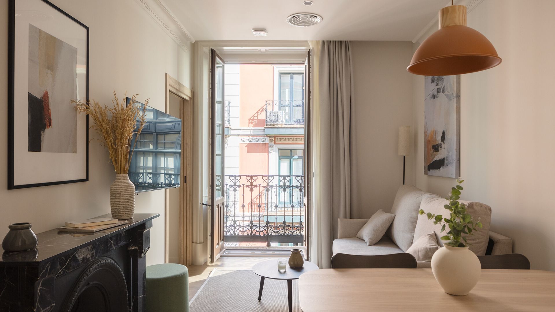Apartamento de 1 quarto com varanda em Bilbao Ledesma