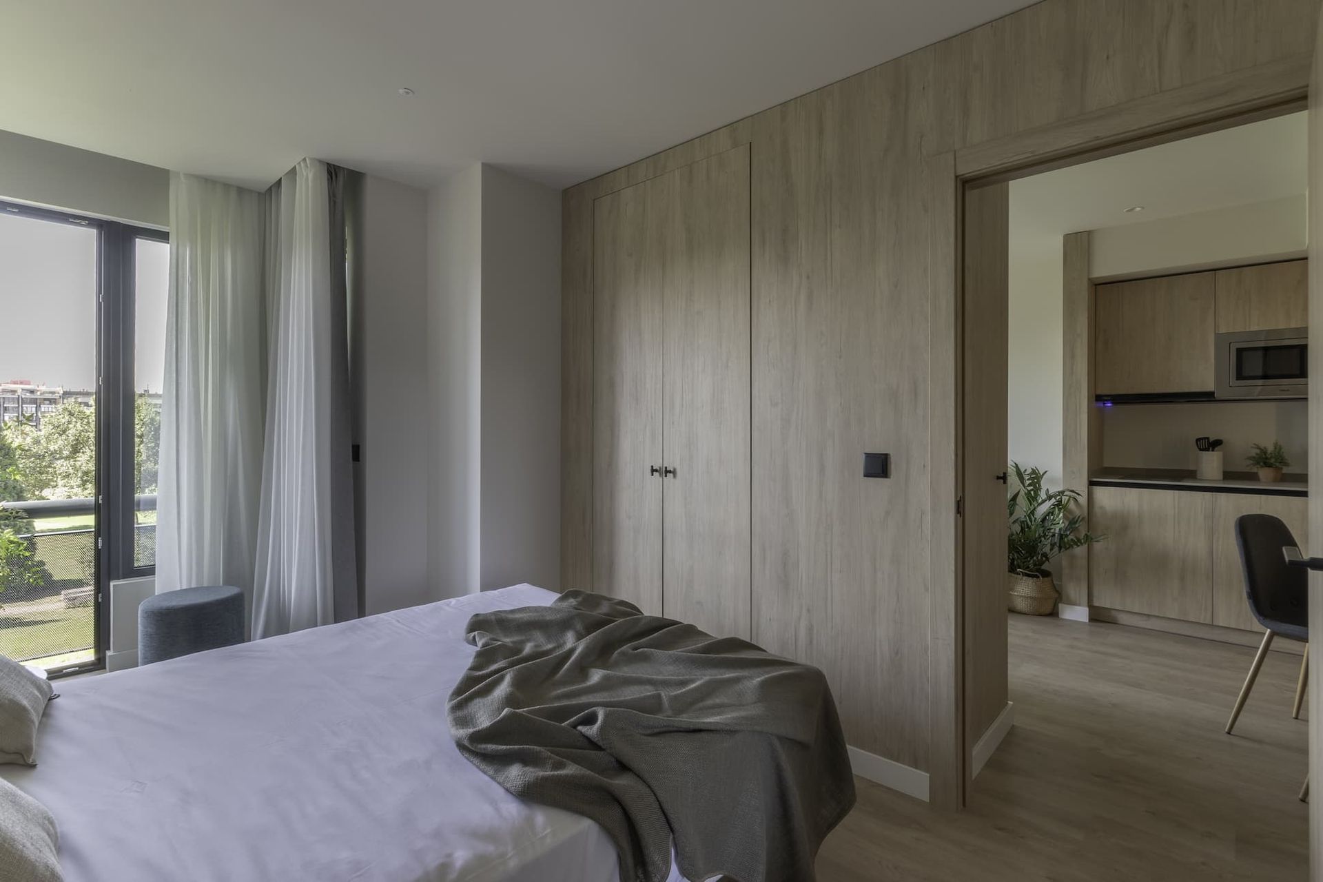 Apartamento de 1 dormitorio con terraza en Pamplona Yamaguchi