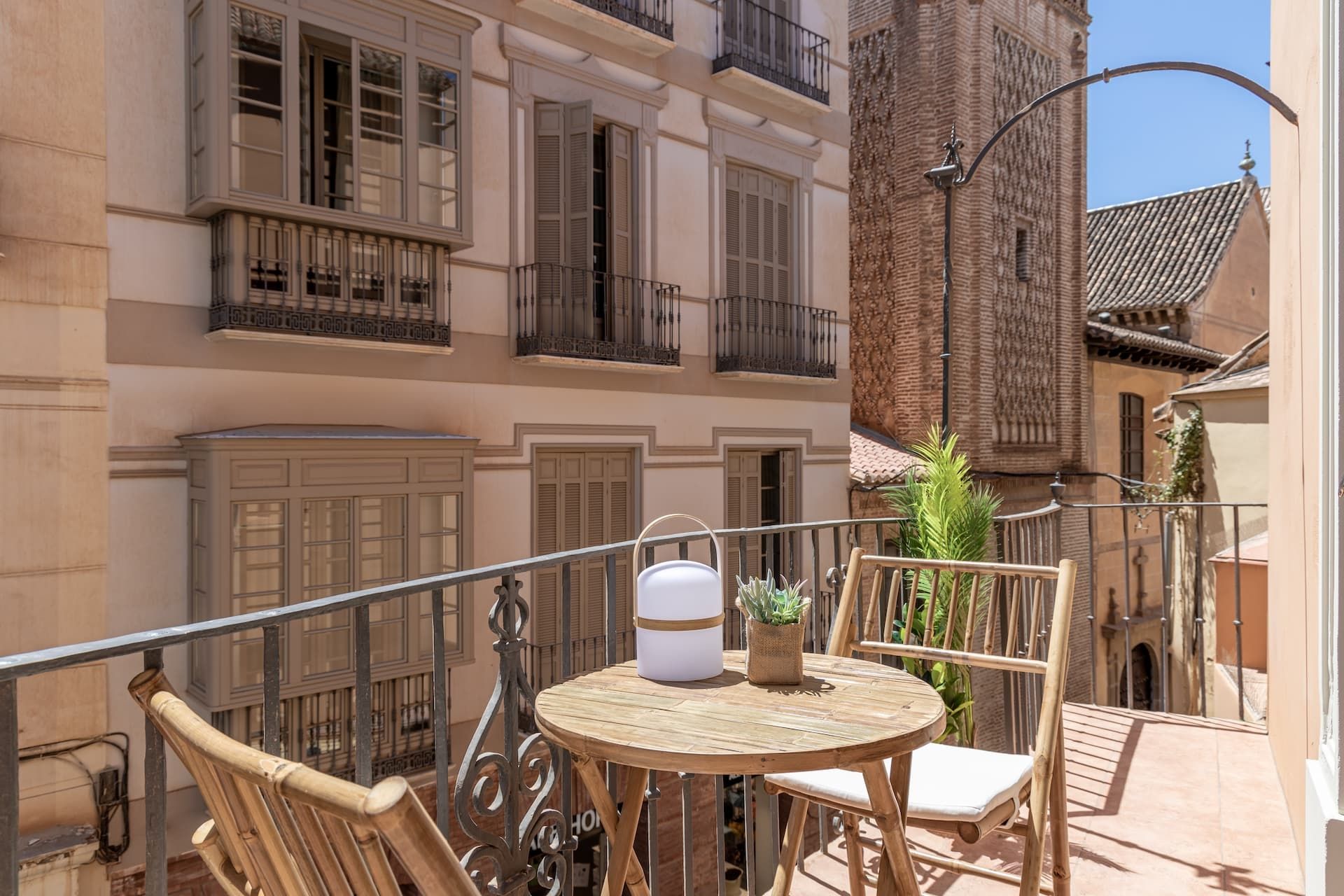 Estudio con terraza en Málaga la Merced