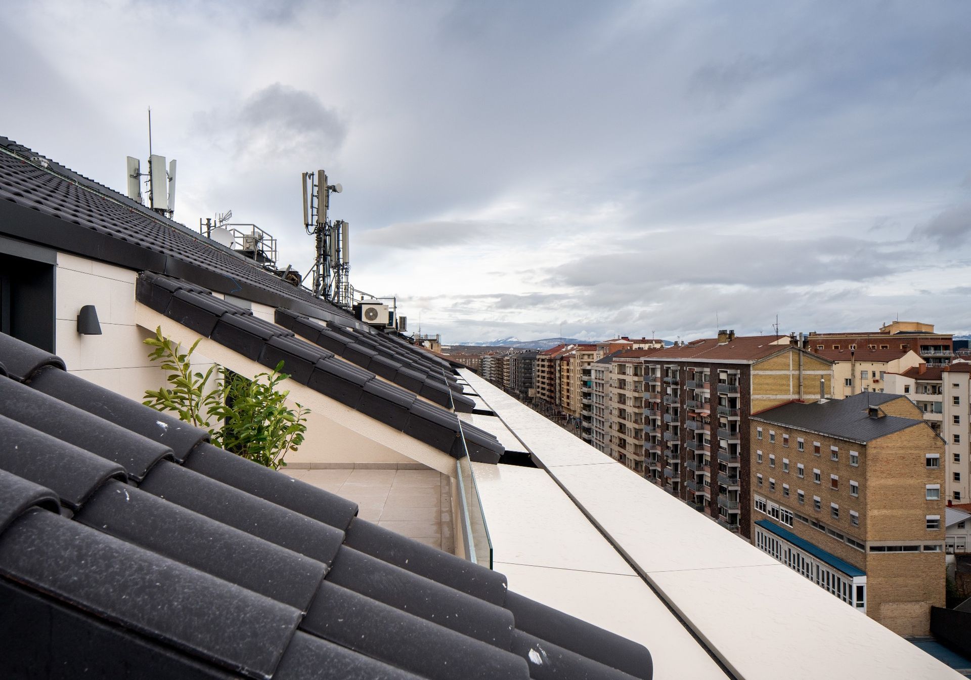 Ático de 1 Quarto com Terraço em Vitoria centro