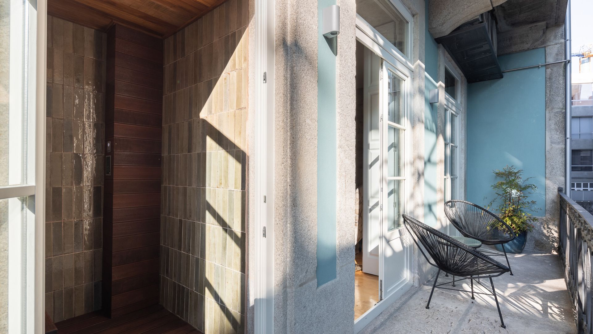 Studio with turkish bath in Porto Laranjais
