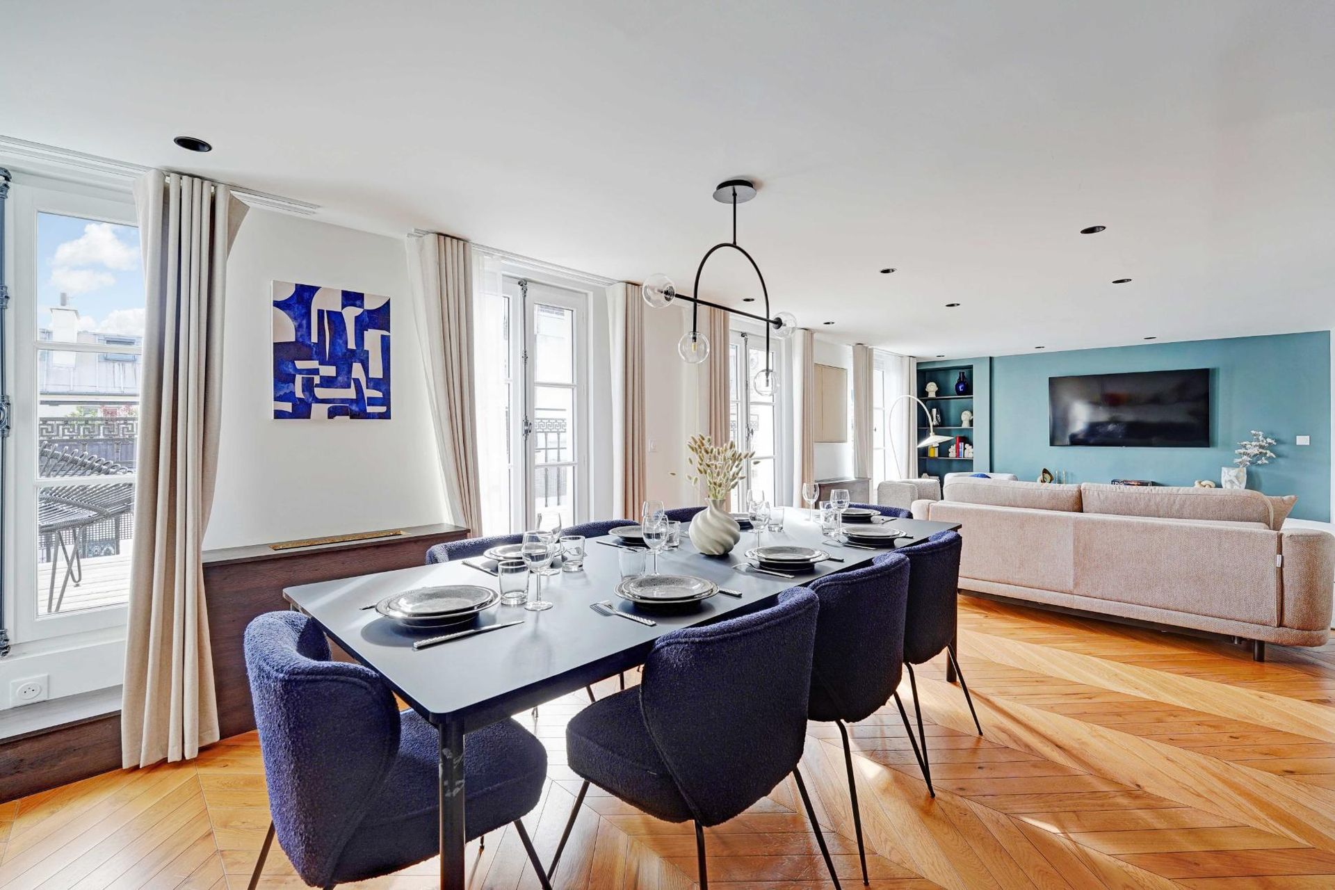 4 bedroom duplex in Paris Haussmann