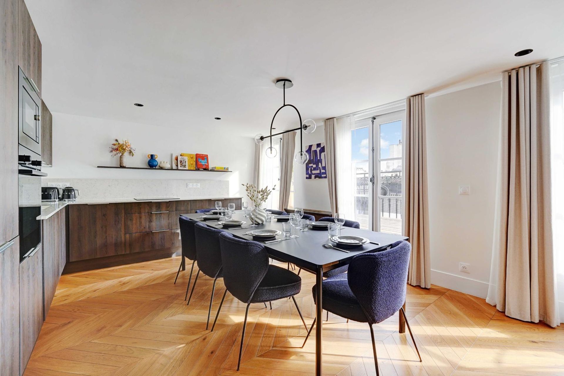 4 bedroom duplex in Paris Haussmann