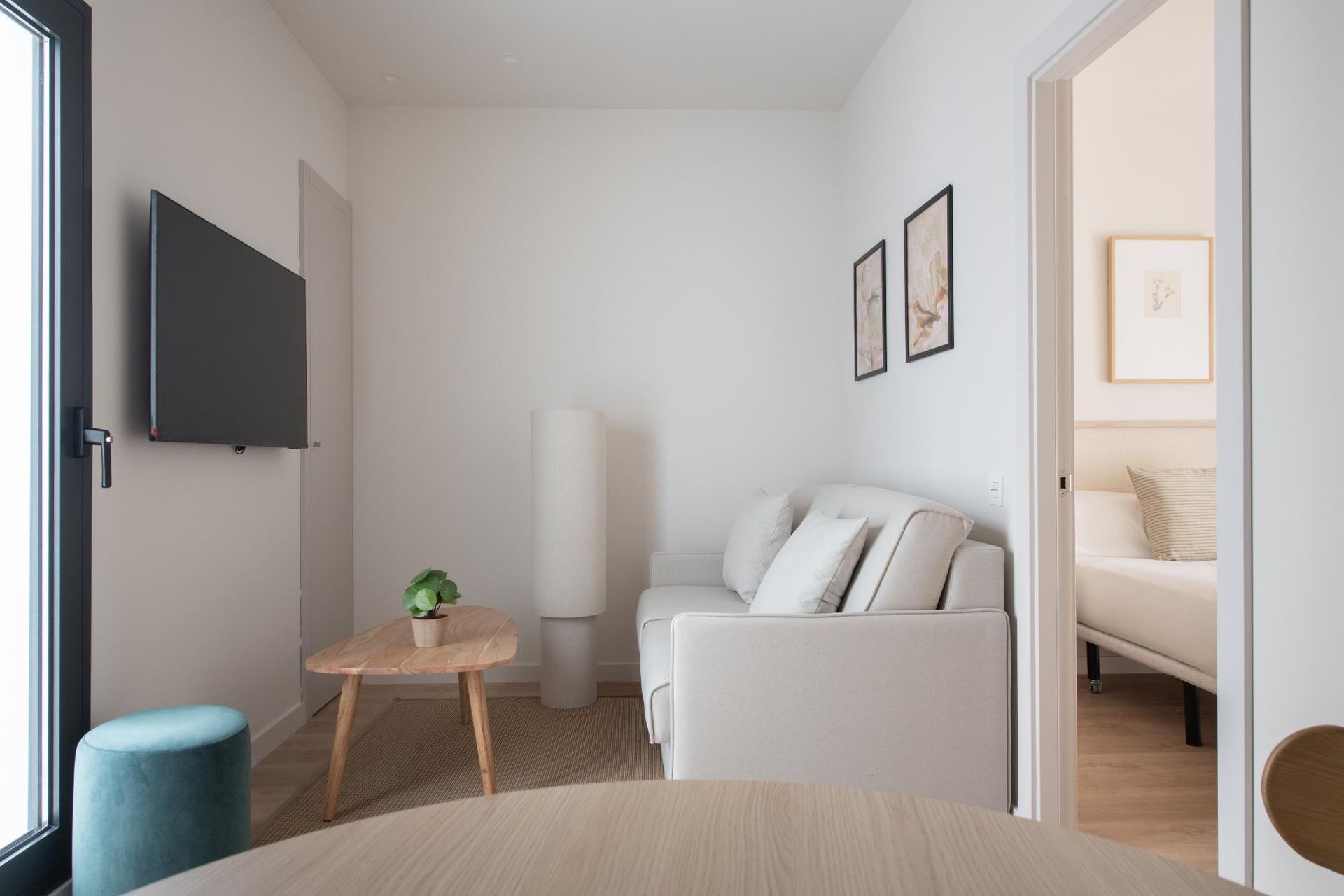 Apartamento de 1 dormitorio familiar e interior en Seville Triana