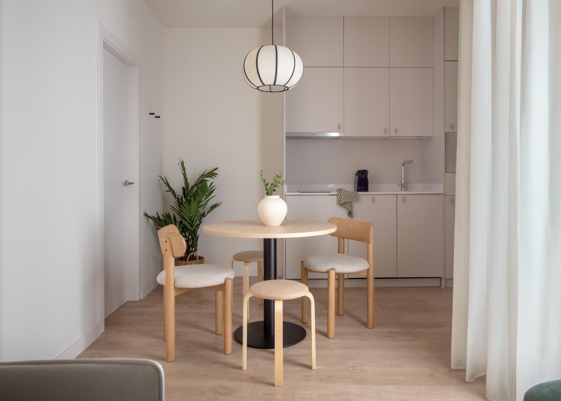 Apartamento de 1 dormitorio familiar e interior en Seville Triana