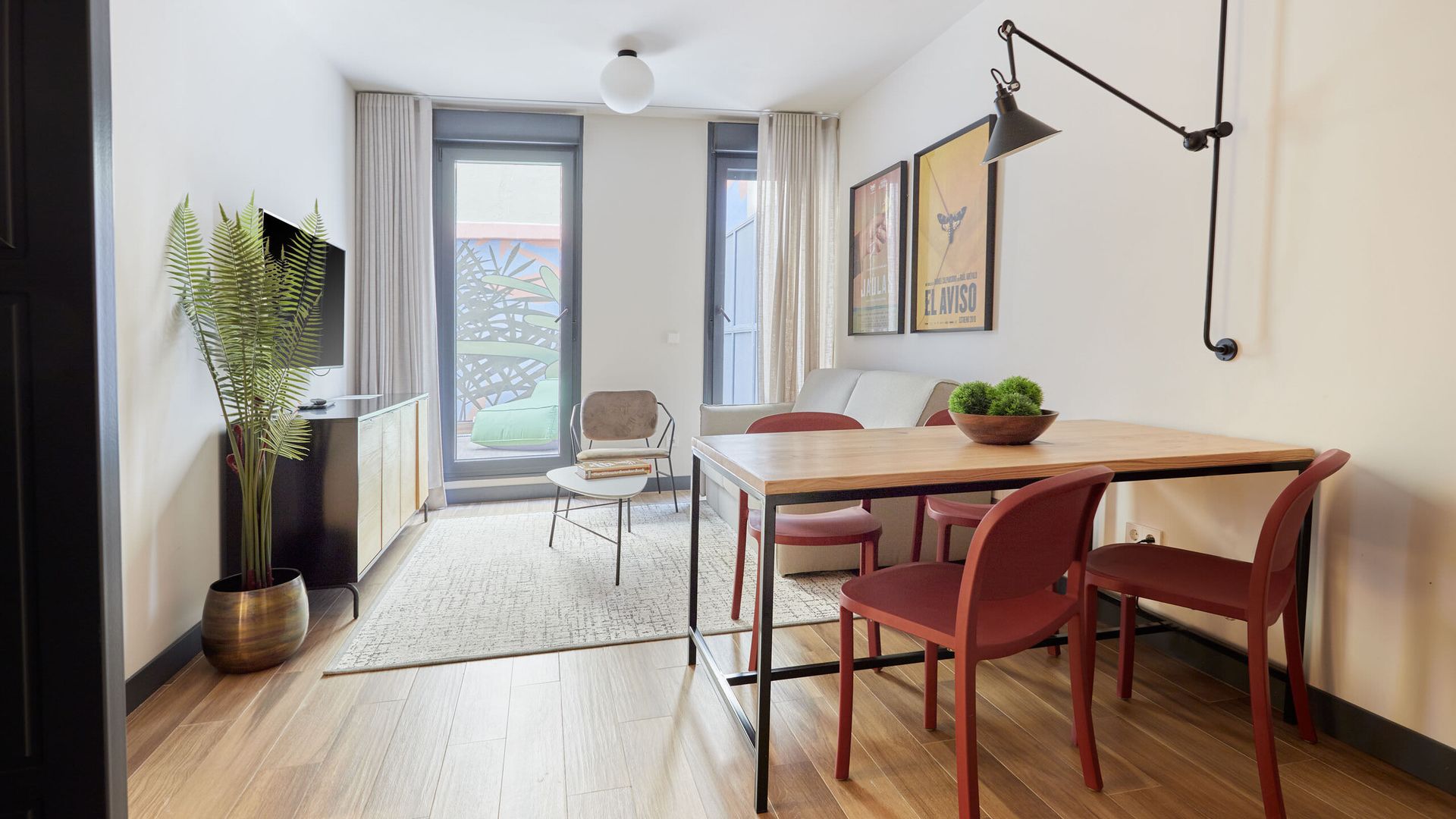 Apartamento 1 dormitorio con terraza en Madrid Malasaña