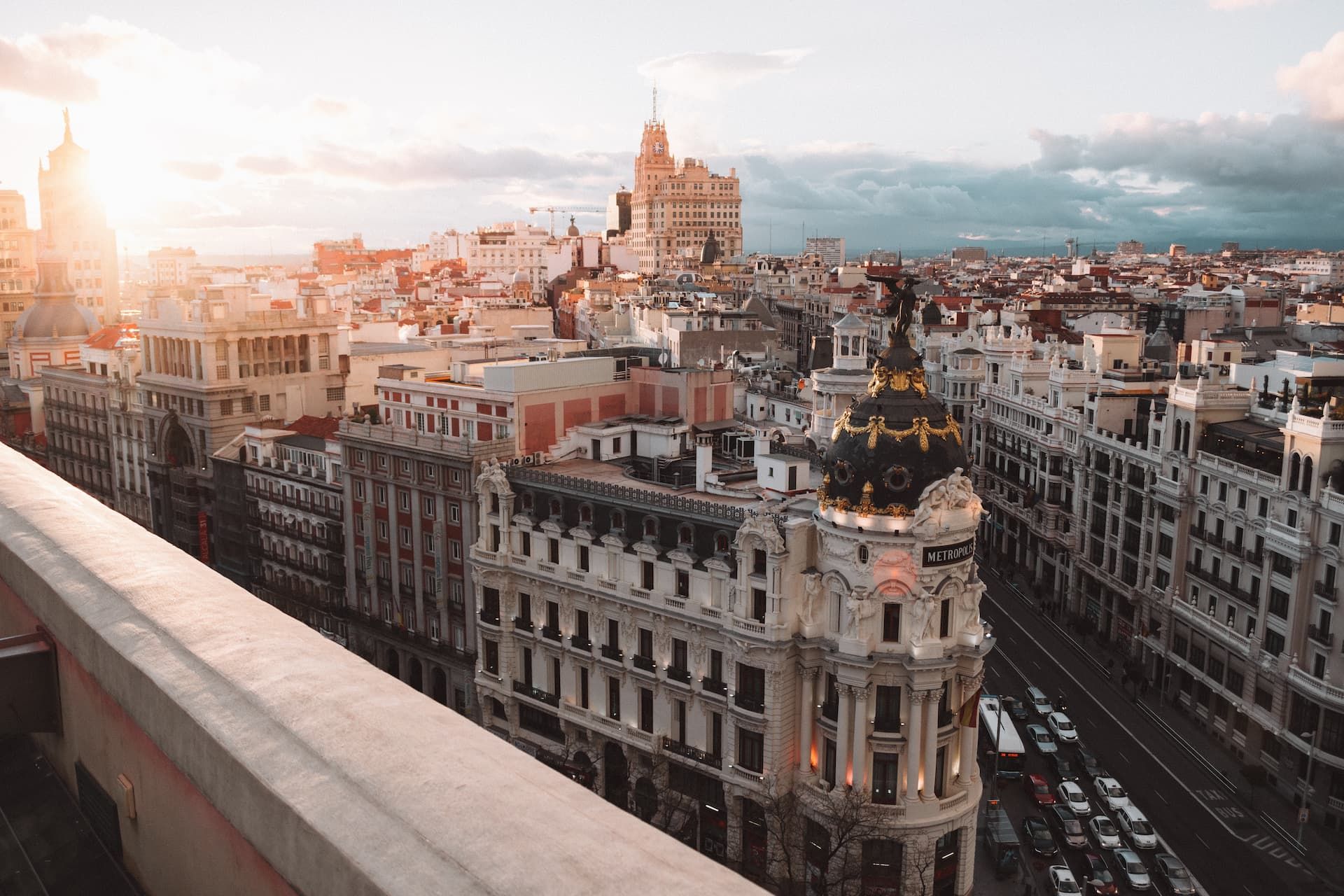 Rooftop bars in Madrid with a view
