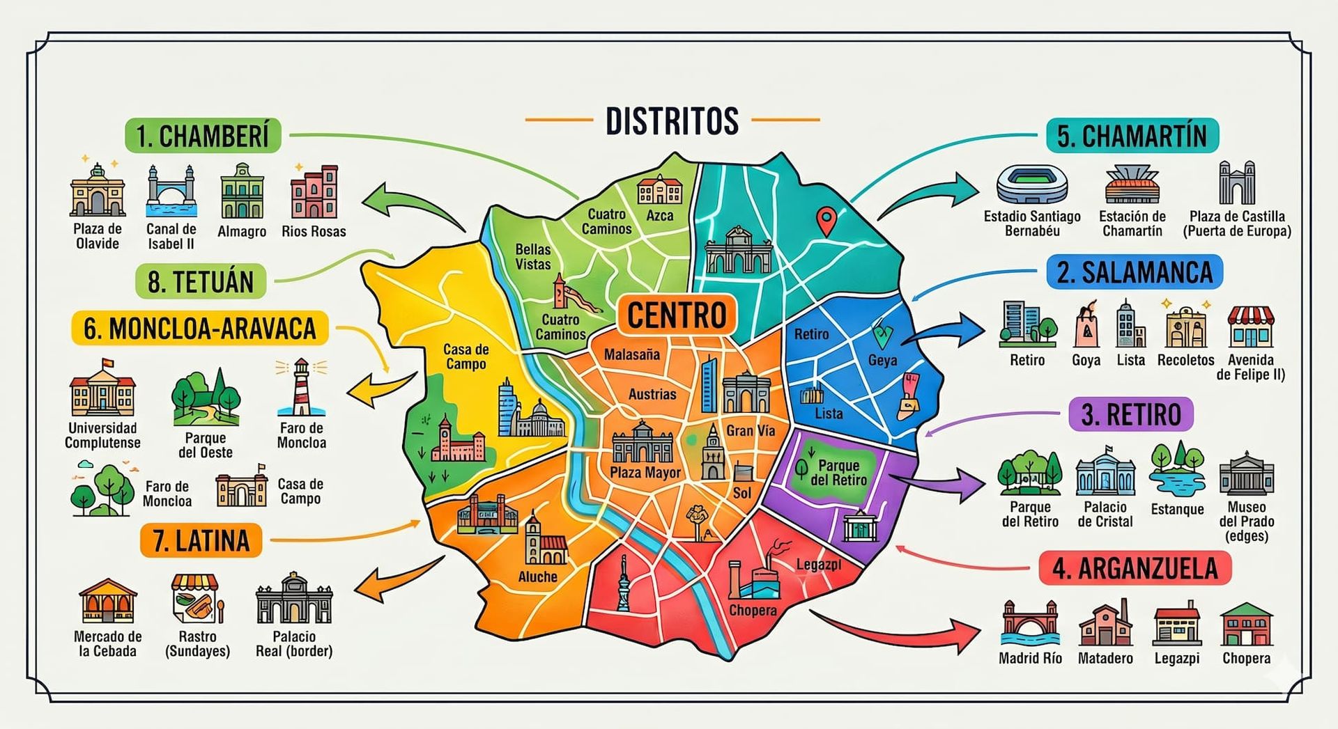 Madrid Neighbourhoods: A Guide to Choosing Where to Stay for Your Trip
